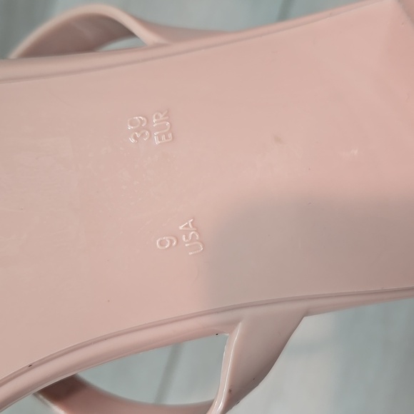 Jeffrey Campbell Women's Pink Block Heel Sandals Square Toe Shoes Sz 9 - Picture 11 of 11